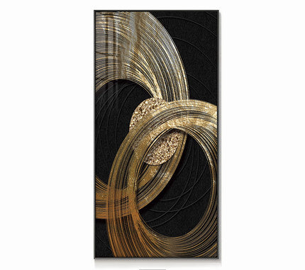 Modern Geometric Wall Art – Abstract Canvas Painting for Home Décor