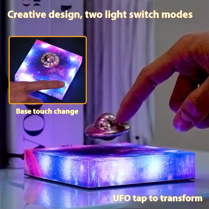 Levitating UFO Galaxy Lamp – Magnetic Floating Star Light for Home Décor & Creative Gifts
