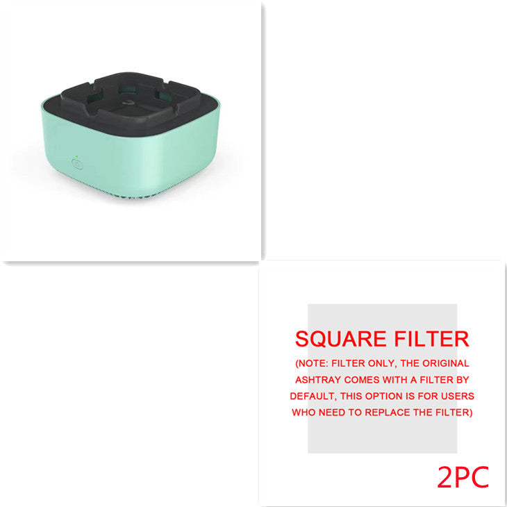 Automatic Smoke Removal Air Purifier Ashtray – USB Rechargeable Odor Eliminator For Home, Office & Car