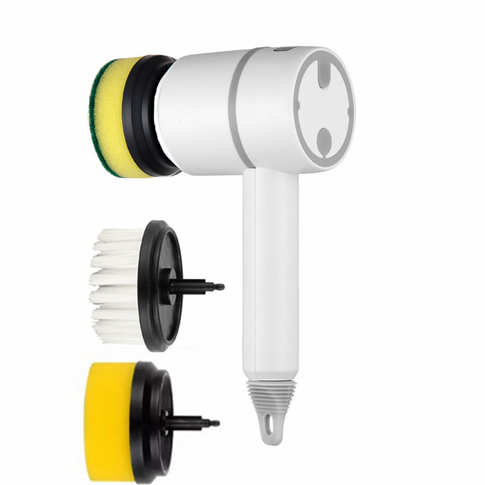 Electric Cleaning Brush – USB Rechargeable Spin Scrubber for Kitchen, Bathroom & Tiles