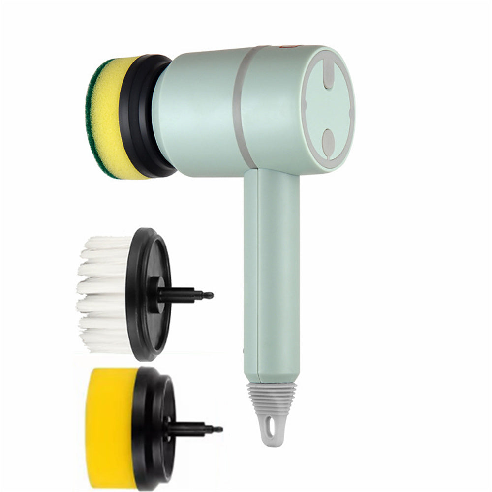 Electric Cleaning Brush – USB Rechargeable Spin Scrubber for Kitchen, Bathroom & Tiles