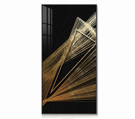 Modern Geometric Wall Art – Abstract Canvas Painting for Home Décor
