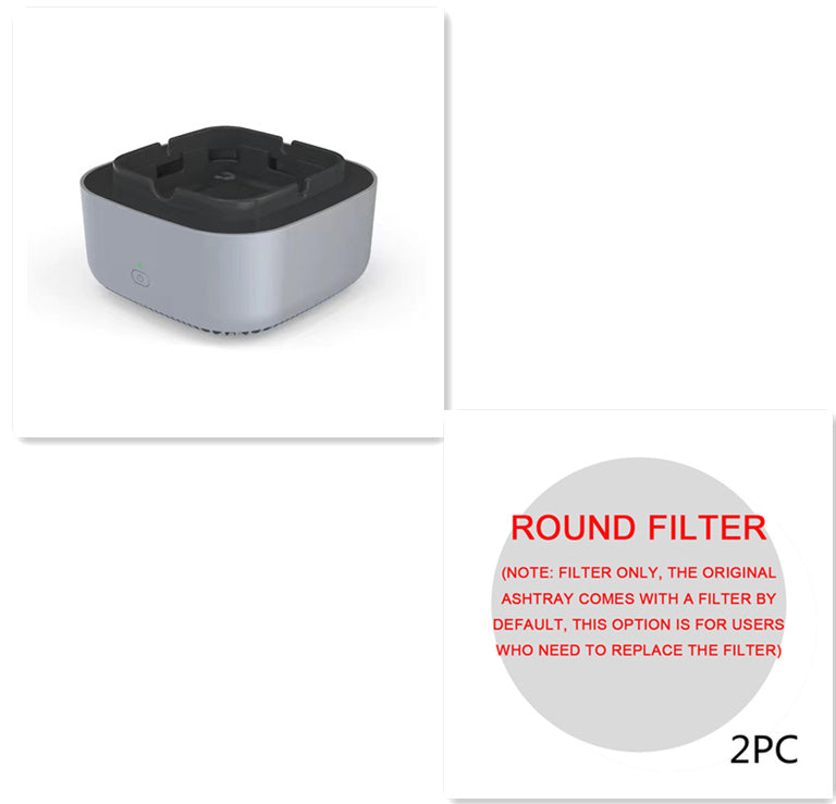 Automatic Smoke Removal Air Purifier Ashtray – USB Rechargeable Odor Eliminator For Home, Office & Car