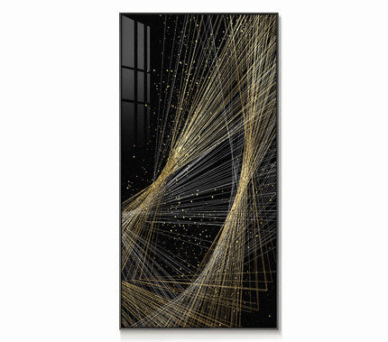 Modern Geometric Wall Art – Abstract Canvas Painting for Home Décor