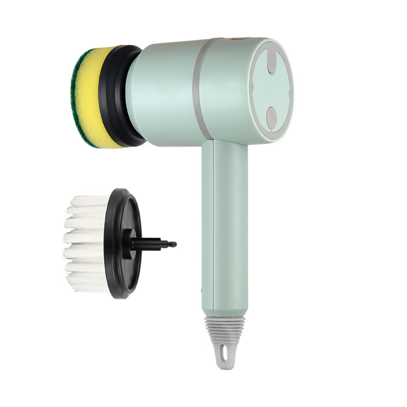 Electric Cleaning Brush – USB Rechargeable Spin Scrubber for Kitchen, Bathroom & Tiles