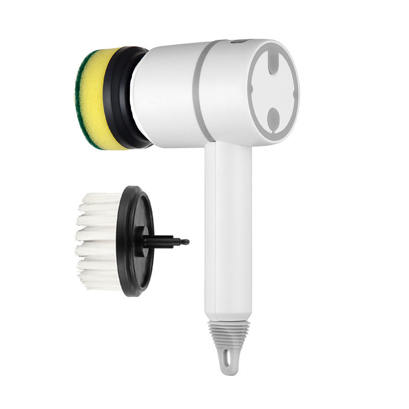 Electric Cleaning Brush – USB Rechargeable Spin Scrubber for Kitchen, Bathroom & Tiles