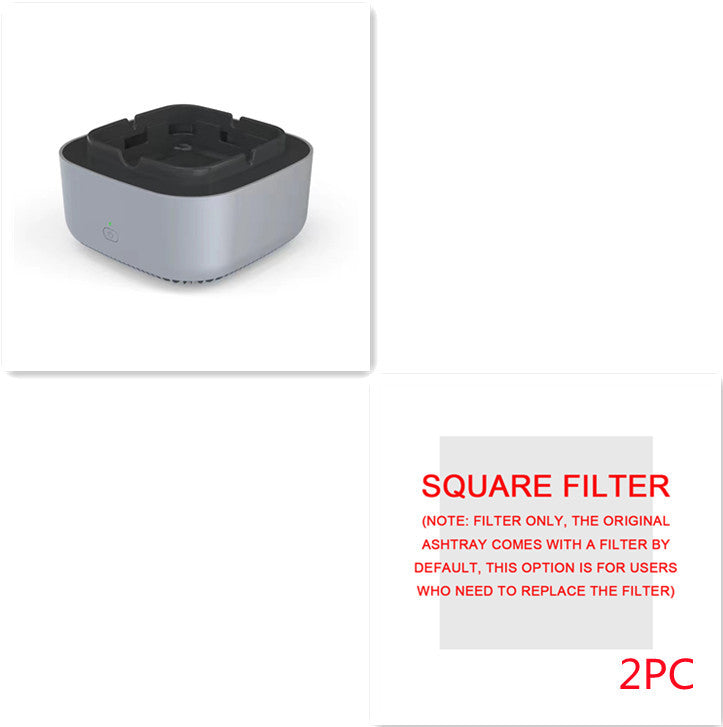Automatic Smoke Removal Air Purifier Ashtray – USB Rechargeable Odor Eliminator For Home, Office & Car