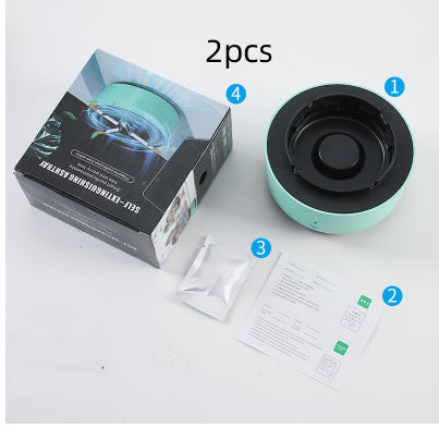 Automatic Smoke Removal Air Purifier Ashtray – USB Rechargeable Odor Eliminator For Home, Office & Car