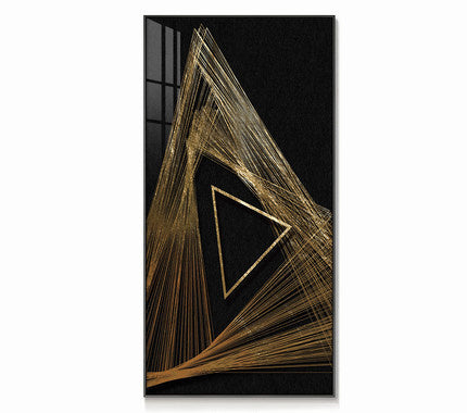 Modern Geometric Wall Art – Abstract Canvas Painting for Home Décor