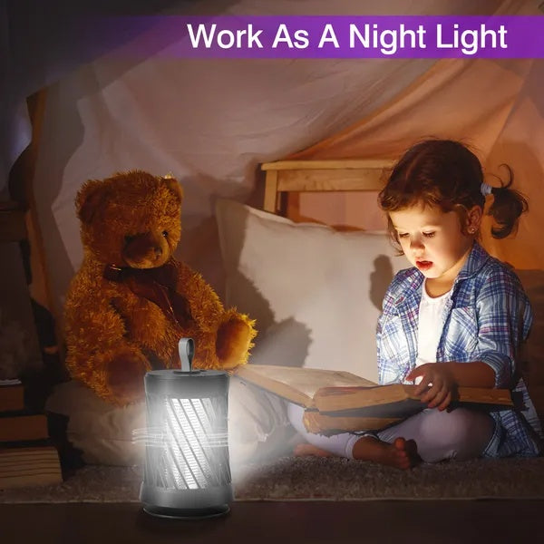 Rechargeable Mosquito Killer Lamp – Electric Bug Zapper with Night Light