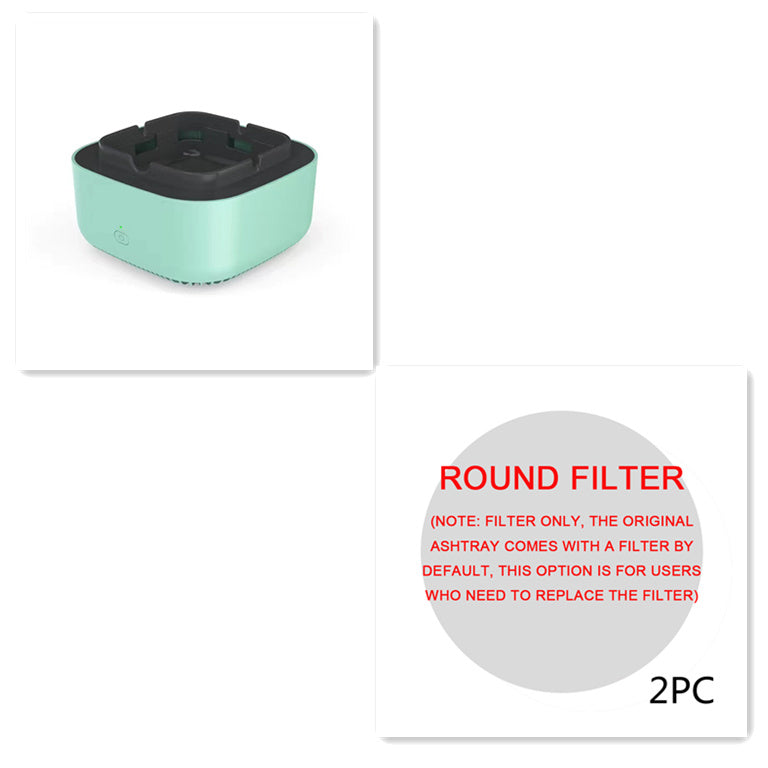 Automatic Smoke Removal Air Purifier Ashtray – USB Rechargeable Odor Eliminator For Home, Office & Car