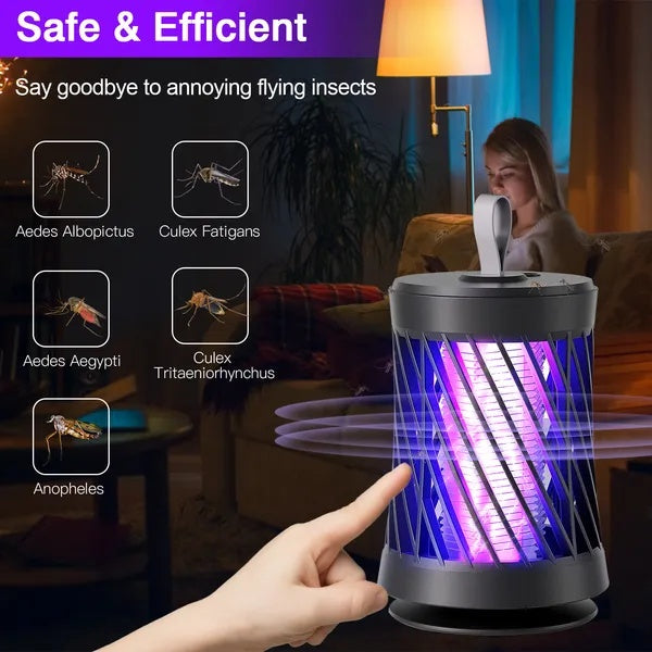 Rechargeable Mosquito Killer Lamp – Electric Bug Zapper with Night Light
