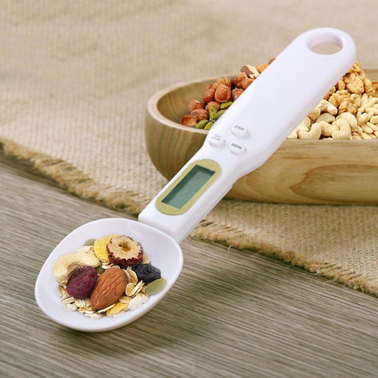 LCD Digital Kitchen Measuring Spoon Scale – Electronic Food Weight Scale for Coffee, Tea, Sugar, Spices & Baking
