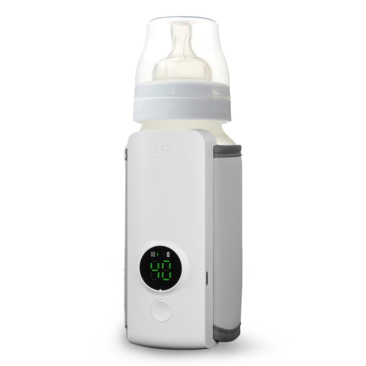 Portable Baby Bottle Warmer – USB Rechargeable Milk Warmer with 6 Heating Levels