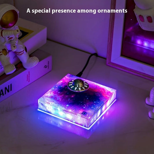 Levitating UFO Galaxy Lamp – Magnetic Floating Star Light for Home Décor & Creative Gifts