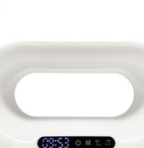 3-in-1 Smart LED Night Light with Wireless Charger & Clock